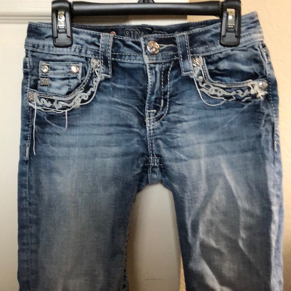 Bermuda jean shorts